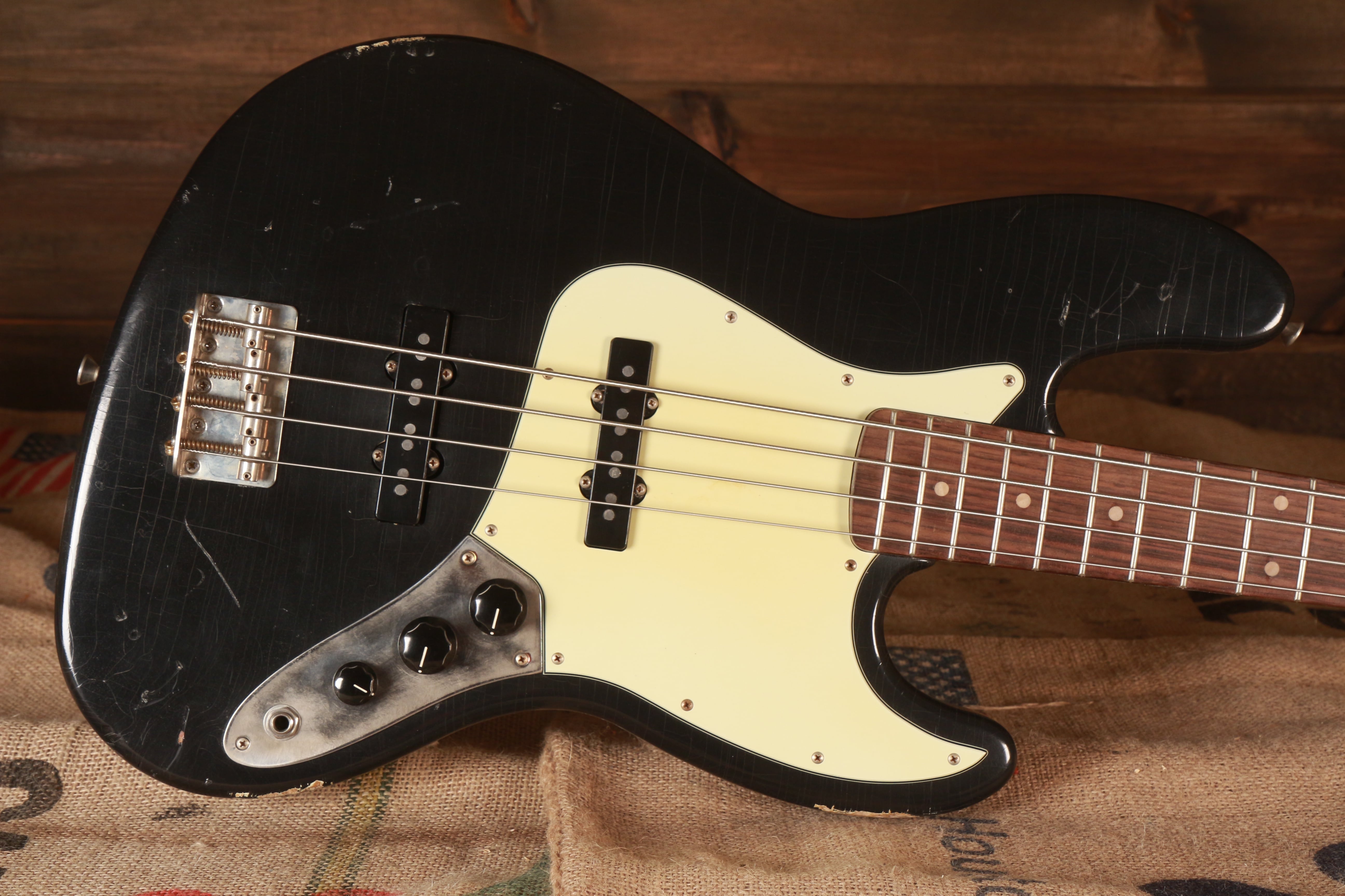Black JStyle Bass Coop Guitars LLC